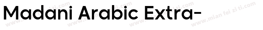 Madani Arabic Extra字体转换